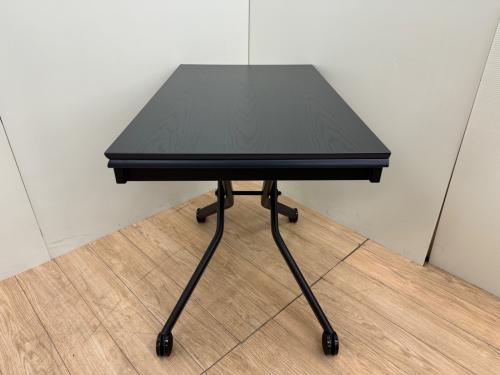 Lehtes(レフテス)　リフティングテーブル ブラック レフテス昇降エクステンションテーブル