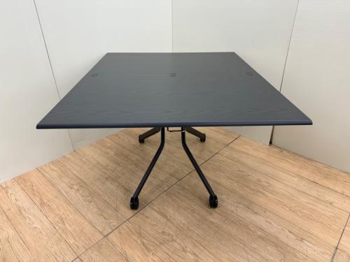 Lehtes(レフテス)　リフティングテーブル ブラック レフテス昇降エクステンションテーブル