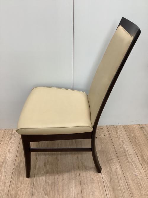 karimoku (カリモク) ダイニングチェアー ブラウン×アイボリー C57415 Direttore