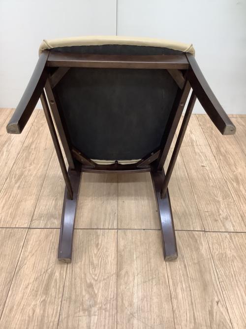 karimoku (カリモク) ダイニングチェアー ブラウン×アイボリー C57415 Direttore