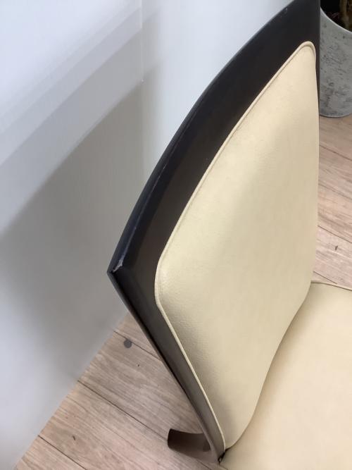 karimoku (カリモク) ダイニングチェアー ブラウン×アイボリー C57415 Direttore