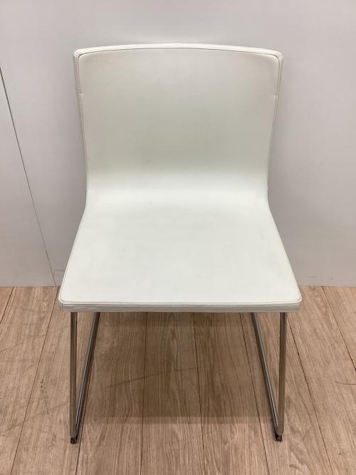 IKEA (イケア) ダイニングチェアー ホワイト レザー BERNHARD