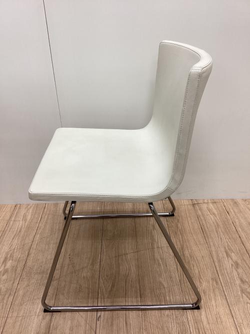 IKEA (イケア) ダイニングチェアー ホワイト レザー BERNHARD