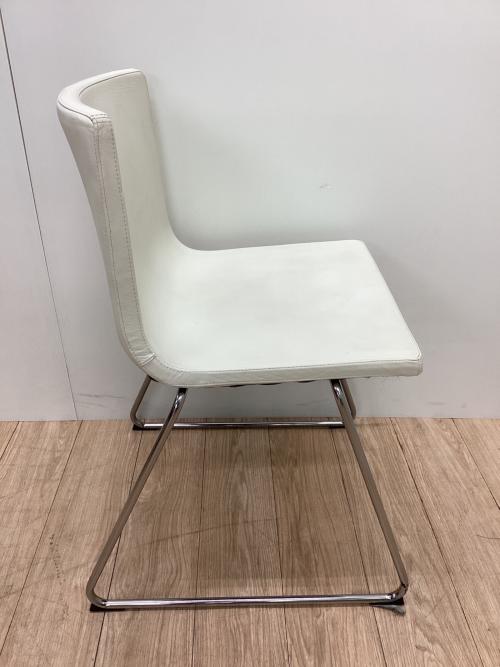 IKEA (イケア) ダイニングチェアー ホワイト レザー BERNHARD