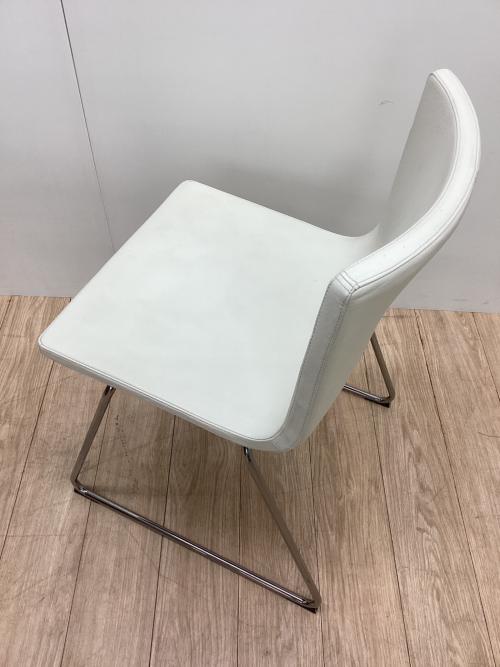 IKEA (イケア) ダイニングチェアー ホワイト レザー BERNHARD