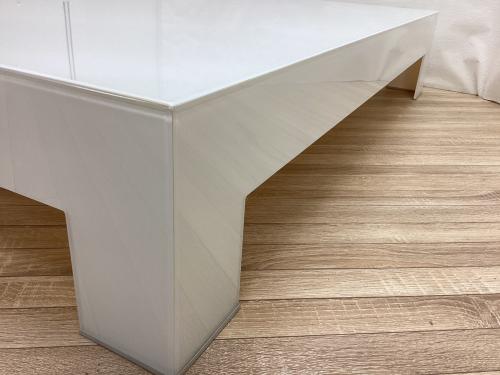 GLAS ITALIA (グラスイタリア) ローテ-ブル ホワイト ACTUS取扱い ガラス製 ATLANTIS