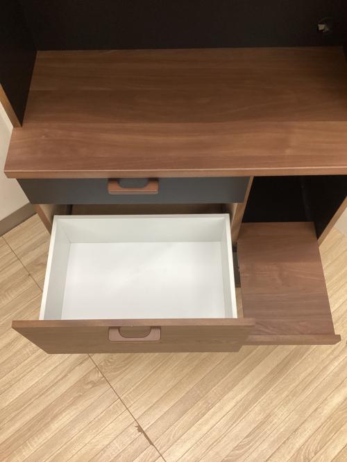 東馬 (トウマ) レンジボード ブラウン×ブラック 3枚扉