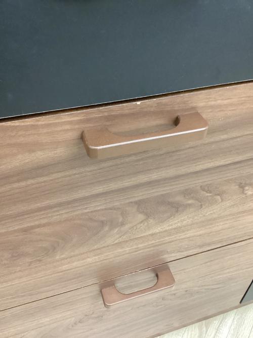 東馬 (トウマ) レンジボード ブラウン×ブラック 3枚扉