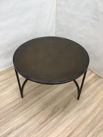 Knot antiques (ノットアンティークス) サイドテーブル ブラウン×ブラック 246 エルマ