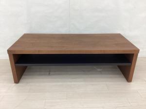 MKマエダ (エムケーマエダ) ローテーブル ブラウン×ブラック　ACR-1101