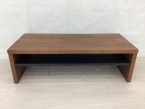 MKマエダ (エムケーマエダ) ローテーブル ブラウン×ブラック　ACR-1101