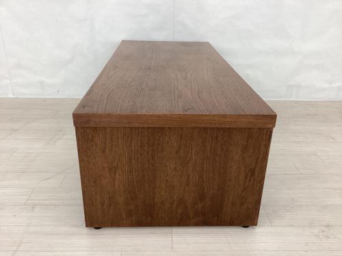 MKマエダ (エムケーマエダ) ローテーブル ブラウン×ブラック　ACR-1101