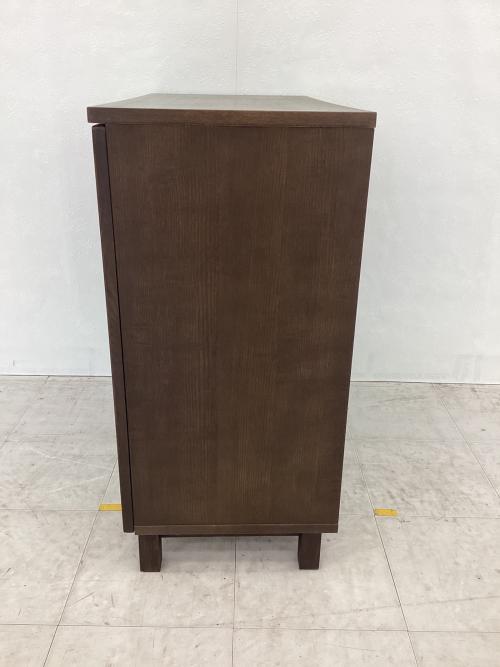 無印良品 (ムジルシリョウヒン) キャビネット ブラウン 2枚扉