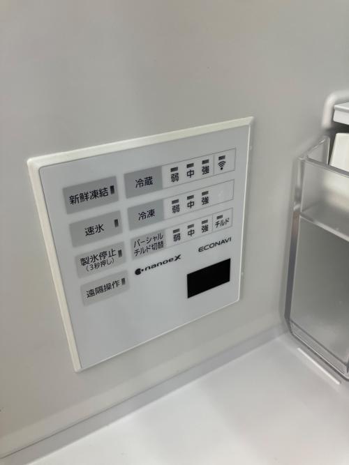 Panasonic (パナソニック) 5ドア冷蔵庫 ガラスドア NR-E458PXL-N 2022年製 450L 125L クリーニング済