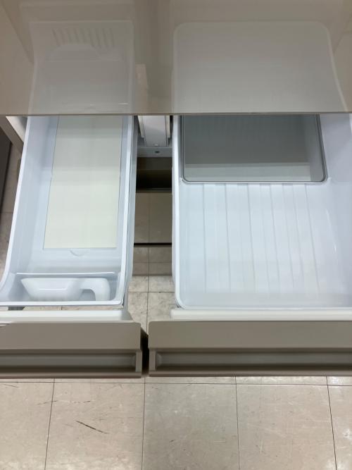 Panasonic (パナソニック) 5ドア冷蔵庫 ガラスドア NR-E458PXL-N 2022年製 450L 125L クリーニング済