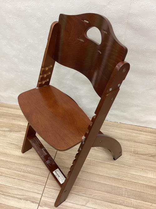 Beyond Junior ジュニアハイチェア ブラウン 木製 ビョンド・ジュニア ハイチェア