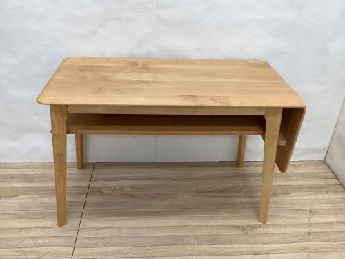 dinos (ディノス) センターテーブル ナチュラル 天然木伸長式センターテーブル高６０