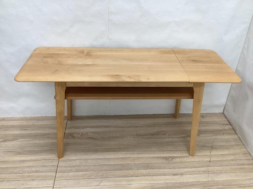 dinos (ディノス) センターテーブル ナチュラル 天然木伸長式センターテーブル高６０