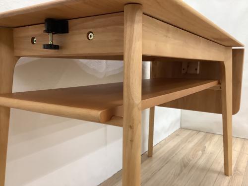 dinos (ディノス) センターテーブル ナチュラル 天然木伸長式センターテーブル高６０