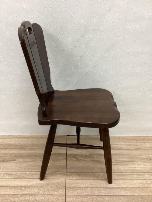 karimoku (カリモク) アームレスチェアー ダークブラウン アンティーク調 1人掛け RUSTIC(ルスティック)