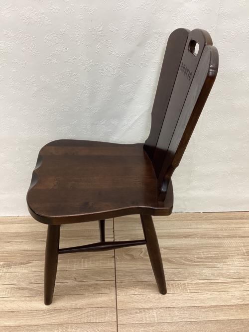 karimoku (カリモク) アームレスチェアー ダークブラウン アンティーク調 1人掛け RUSTIC(ルスティック)