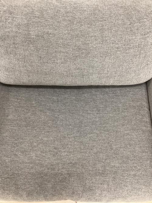 SIEVE (シーヴ) 1人掛けソファー グレー×ナチュラル  1人掛け SVE-SF012S-B(GR) ファブリック バージュ 109㎝