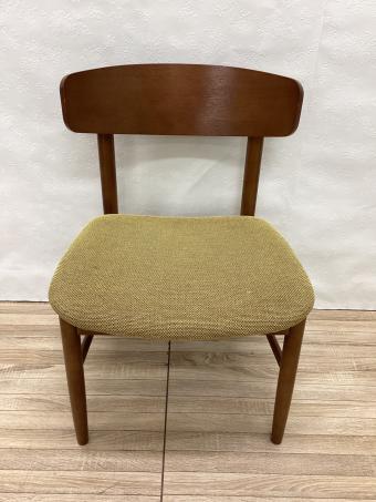 カリモク60+ (カリモクロクマル) ダイニングチェアー ブラウン×イエロー C36205