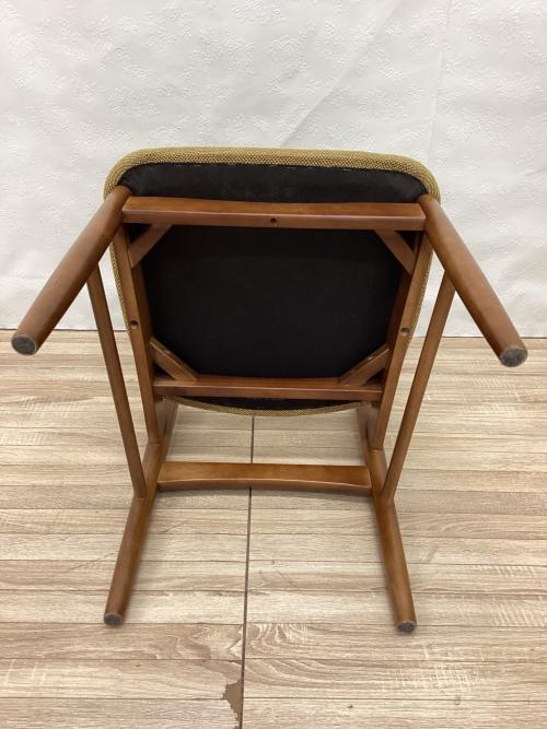 カリモク60+ (カリモクロクマル) ダイニングチェアー ブラウン×イエロー C36205