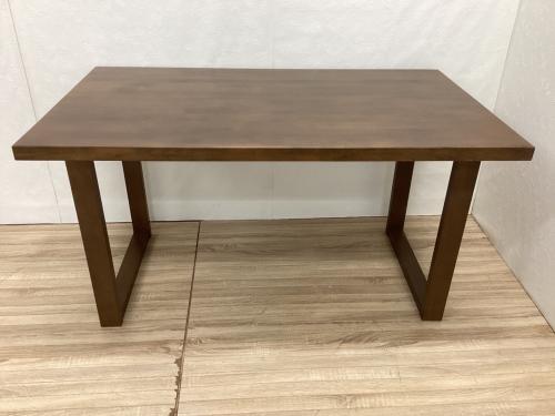 ニトリ ダイニングテーブル ダークブラウン Nコレクション T-06135 幅135㎝