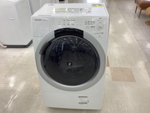 SHARP (シャープ) ドラム式洗濯乾燥機 ヒーターセンサー乾燥 7.0kg 3.5kg ES-S7J-WR 2024年製 クリーニング済