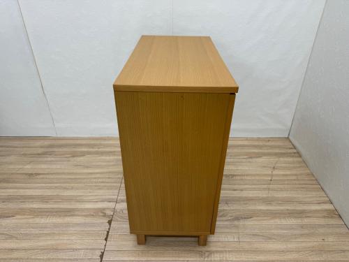 無印良品 (ムジルシリョウヒン) キャビネット ナチュラル 2枚扉 オーク材