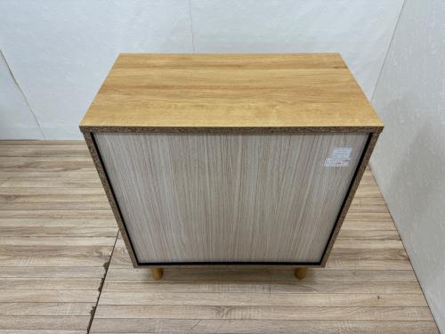 ISSEIKI キャビネット ナチュラル 2枚扉 BASIC PLUS-11