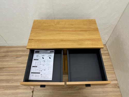 ISSEIKI キャビネット ナチュラル 2枚扉 BASIC PLUS-11