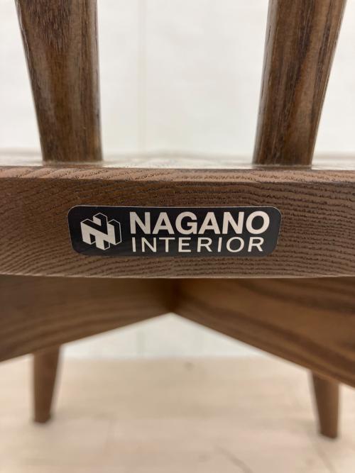 NAGANO INTERIOR (ナガノインテリア) ダイニングチェアー ブラウン 回転式 木製