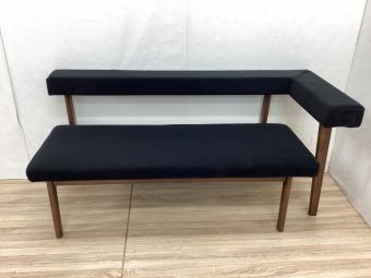 LIVING HOUSE. モコアカウチ ブラック×ブラウン NAGANO INTERIOR取扱　モコアKC024-2R