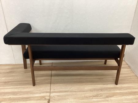 LIVING HOUSE. モコアカウチ ブラック×ブラウン NAGANO INTERIOR取扱