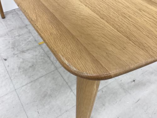大塚家具 (オオツカカグ) ダイニングテーブル ナチュラル HOT-113 天然木 幅:約150㎝