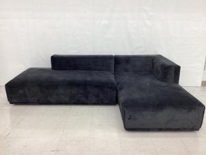 Franc franc (フランフラン) カウチソファー ブラック ～2024年9月生産モデル メーネ