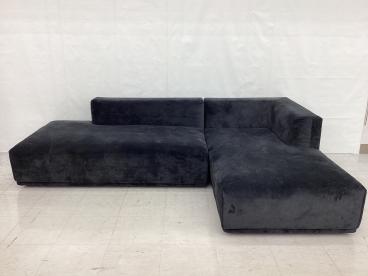 Franc franc (フランフラン) カウチソファー グレー 布 メーネ