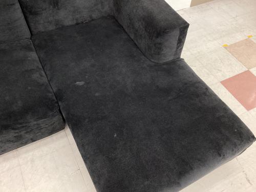 Franc franc (フランフラン) カウチソファー ブラック ～2024年9月生産モデル メーネ