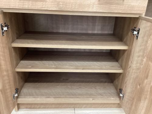 UNICO (ウニコ) キッチンカウンター ブラウン YAO（廃盤品） 幅:約120㎝