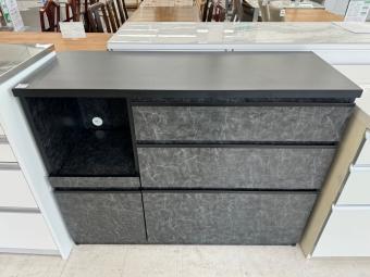 ニトリ キッチンカウンター ブラック KAGUCOCO NT-R40119