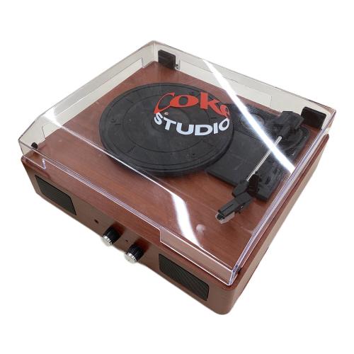Coca Cola (コカコーラ) ワイヤレススピーカー内蔵レコードプレーヤー CokeSTUDIO 懸賞品