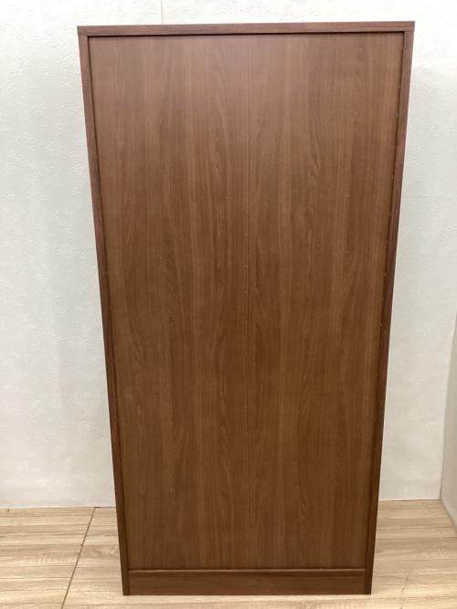 dinos (ディノス) キャビネット ブラウン スクエアリビングキャビネット 4段扉＆引き出し 4段/8枚扉