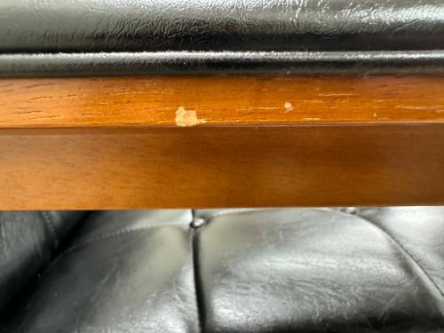 karimoku (カリモク)  2人掛けソファ ブラウン×ブラック 肘掛張地有