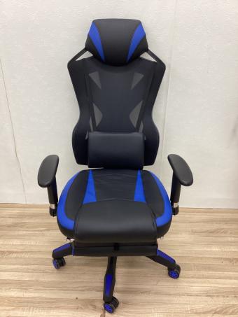 不二貿易 (フジボウエキ) ゲーミングチェア フットレスト付き YF922CW foot レイズ