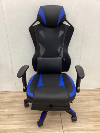 不二貿易 (フジボウエキ) ゲーミングチェア フットレスト付き YF922CW foot レイズ