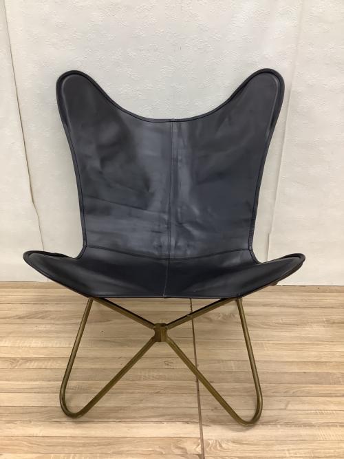 バタフライチェア ブラック×ゴールド