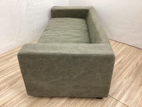 東谷 (アズマヤ) 2人掛けソファー グレー CL-192 ファブリック ジャカード 幅:約181㎝