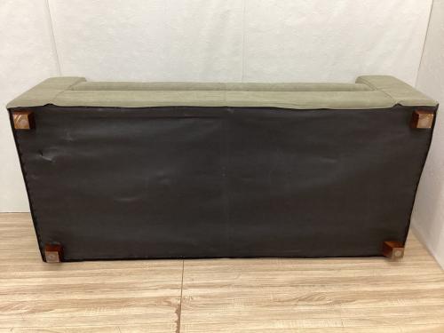 東谷 (アズマヤ) 2人掛けソファー グレー CL-192 ファブリック ジャカード 幅:約181㎝